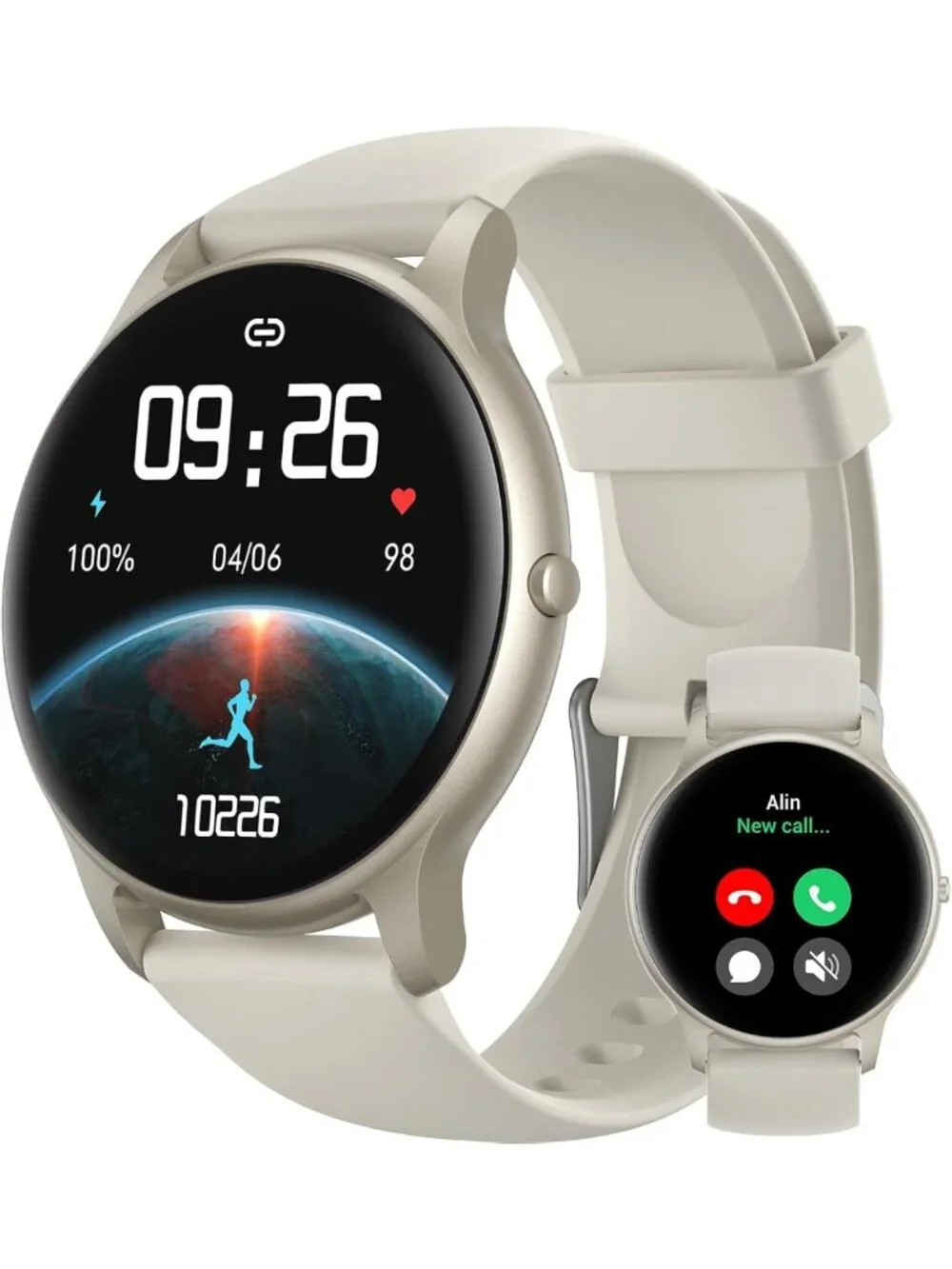 Smartwatch with Call Function, Fitness Tracker for Men & Women, Health Monitor